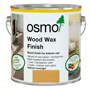 Osmo Wood Wax Finish - 3164 Oak 750ml