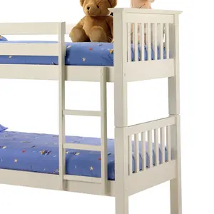 Scoggins Single (3') Standard Bunk Bed White