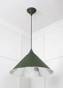 Smooth Nickel Hockley Pendant in Heath