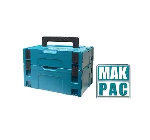 Makita MAKPAC Stack 2 Piece Connector Stackable Tool Case Type 1 and 2 Cases