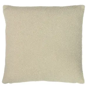 furn. Shearling Circa Geometric Fleece Feather Filled Cushion