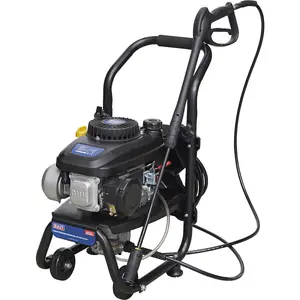 Petrol Powered Pressure Washer - 4hp Engine - 150bar - 5m Pressure Hose