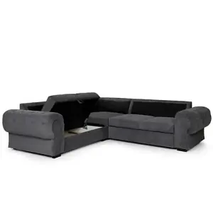 Niko Fabric Corner Sofa Suite / Corner Sofa Bed