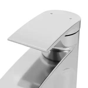 GoodHome Kariya Mini Chrome effect Basin Mixer Tap