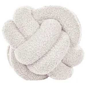 Throw Cushion MALNI Boucle 19 x 19 cm Solid Off-White