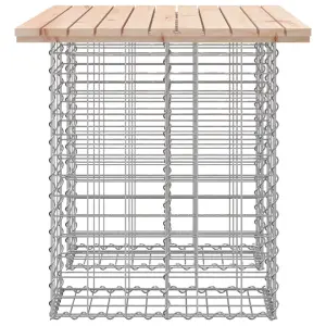 Berkfield Garden Bench Gabion Design 100x70x72 cm Solid Wood Pine