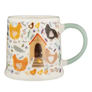 Price & Kensington Set of 4 Chicken Coop & Country Living Mug 380ml