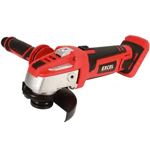 Excel 18V Cordless Angle Grinder 115mm with 2 x 2.0Ah Battery & Charger EXL278