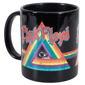 Pink Floyd Providence Ceramic Mug Black/Red/Yellow (One Size)