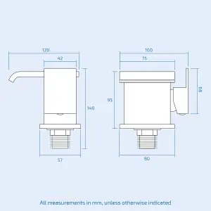 Nes Home Truro Waterfall Basin Mono Mixer Tap & Pop Up Waste Chrome