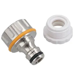 Hozelock Outdoor Garden Tap Hose Threaded Tap Connector 3/4in - 1/2in 10pc