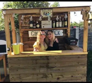 Summer garden bar - Chillout (outdoor wooden bar)