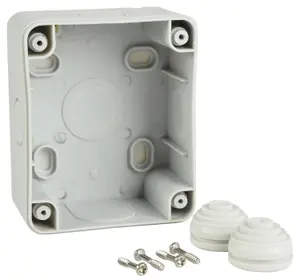 Weatherproof 1 Gang 2 Way Outdoor Switch with Transparent PVC Cover