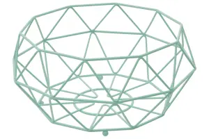 Interiors by Premier Vertex Green Fruit Basket with Ball Feet