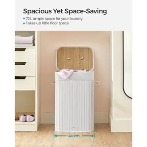 Bamboo Laundry Hamper with Handles