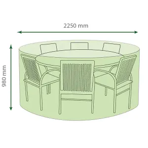 Home Garden Outdoor Water Resistant Large Round Patio Set Cover Protector