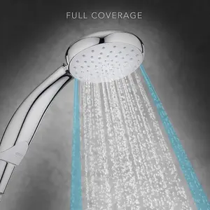 Mira Showers 90cm Nectar Eco Shower Head Slim Chrome Single Mode Rub Clean Head