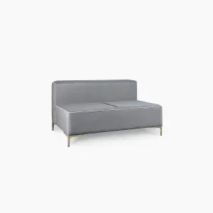 Emelda Grace Cloud Large Rectangle Corner Sofa - Right Hand - Dark Grey