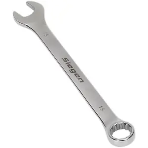 Premium 18mm Hardened Steel Combination Spanner - Polished Chrome Vanadium Wrench