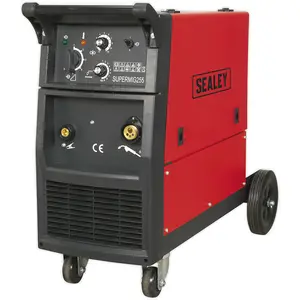 250A MIG Welder with Forced Air Cooling and Non-Live Euro Torch - 230V Power Supply