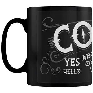 Grindstore Ouija Coffee Mug Black (One Size)