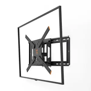 AVF Tilt and Turn TV Wall Mount, for Tvs 32-100" - Black