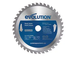 Evolution Mild Steel Cutting Circular Saw Blade 185 x 20mm x 40T