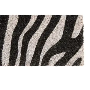 Maison by Premier Zebra Print Coir Doormat