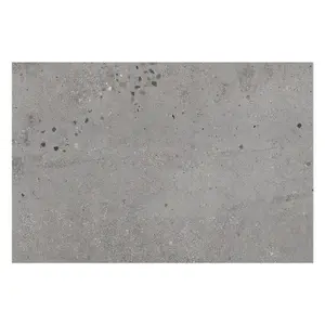 Mythos Matt Grey Stone Effect Porcelain Outdoor Tile - Pack of 10, 5.4m² - (L)600x(W)900mm