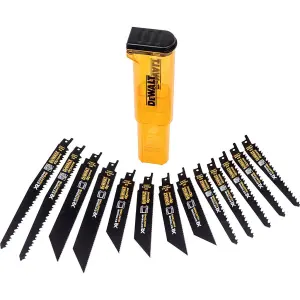 DEWALT DT99550 XR Reciprocating Saw Blade Set, 13 Piece