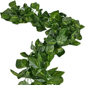 84 Feet Fake Foliage Garland Leaves Decoration Artificial Greenery Ivy Vine Plants For Home Decor Indoor Outdoors (Scindapsus Leaves)