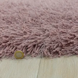 Handmade Modern Plain Shaggy Sparkle Easy to clean Rug for Bed Room Living Room and Dining Room-120cm X 170cm