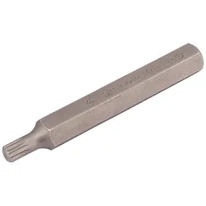 Draper Expert M6 x 75mm Spline 10mm Insert Bit for Mechanic's Bit Sets 33345