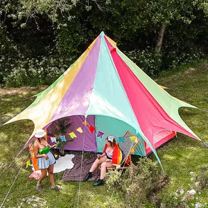 4m Star Bell Tent - Oxford Ultralite 100 - Rainbow