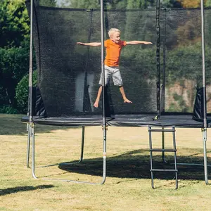 14ft Space Zone II SpringSafe Trampoline and Enclosure