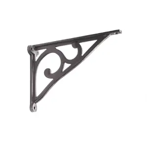 Castelion Single Cast Iron Scroll Shelf Bracket