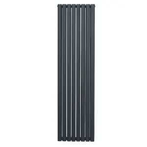 Oval Radiator - 1800 x 480mm - Anthracite