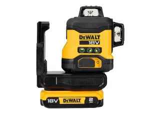 DeWalt DCLE34031D1 18V XR Compact Green Laser 3 x 360 Degree - 2.0Ah Battery