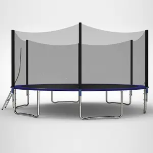 Galactica Trampoline Set 14 FT Round Outdoor Safety Net Enclosure Ladder