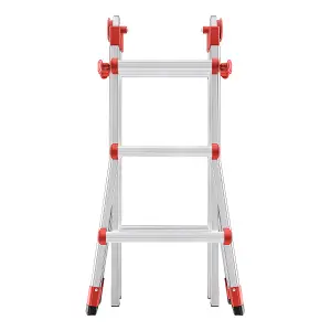 Hailo M80 Aluminium Multipurpose ladder 4x3 Rungs