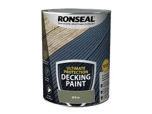 Ronseal 39163 Ultimate Protection Decking Paint Willow 5 litre RSLDPW5L