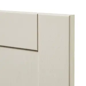 GoodHome Verbena Painted natural ash Matt cashmere Shaker Appliance Cabinet door (W)600mm (H)543mm (T)20mm