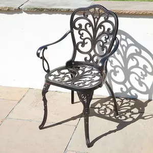 Cast Aluminium Arm Chair - 1 x Chair