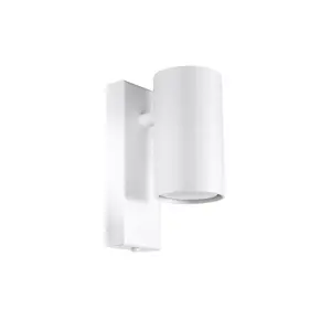 Utti Steel White 1 Light Classic Wall Light