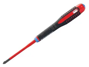 Bahco BE-8810SL ERGO Slim VDE Insulated Pozidriv Screwdriver PZ1 x 80mm BAHBE8810SL