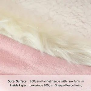 Snug Rug Eskimo - Pink Quartz Wearable Blanket Oversized Hoodie Blankets for Adults Hooded