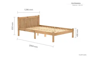 Birlea Trent Small Double Frame In Bed Pine