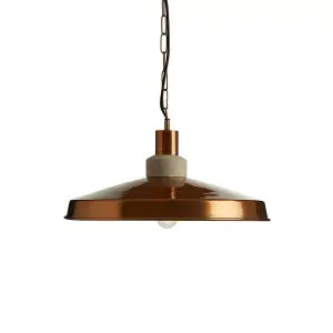 Interiors by Premier Copper Finish and Aluminum Pendant Light, Ceiling Light, Easy to Install Ceiling Pendant