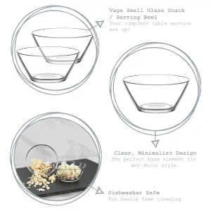 LAV - Vega Glass Serving Bowls - 10.5cm - Pack of 6