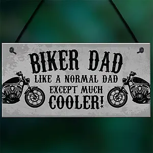 Red Ocean Biker Dad Gifts Funny Man Cave Sign Gift For Motorbike Motorcycle Enthusiast Novelty Gift For Dad